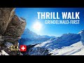 FIRST CLIFF WALK Grindelwald Switzerland Winter Travel 4K Video: Top of Adventure, Jungfrau Region