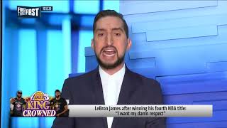 Does LeBron James deserve more respect? First things First on FS1