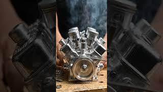 🔥 Mini V8 Engine Running at Full Speed ⚙️ | Incredible Engineering