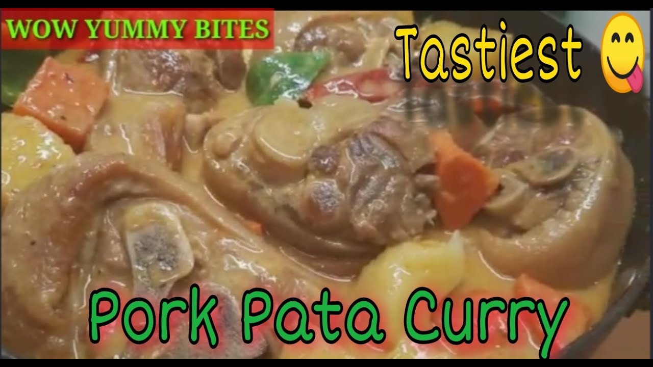 TASTIEST PORK PATA CURRY | PORK PATA CURRY RECIPE | how to make easy pork Pata Curry