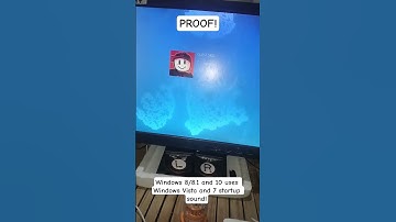 PROOF! Windows 8/8.1 and 10 uses Windows Vista/7 Startup sound. If you enable Play Windows startup!