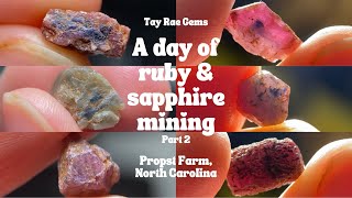 A day of North Carolina ruby & sapphire mining | part 2