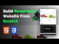 Build A Responsive Website From Scratch with HTML CSS and JavaScript | Shoes Shop Homepage