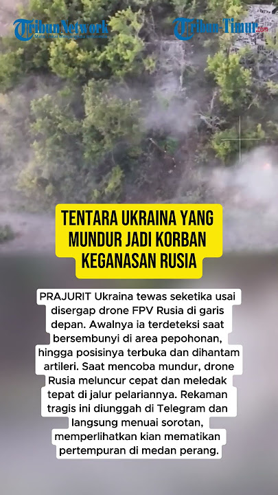 TENTARA UKRAINA YANG MUNDUR JADI KORBAN KEGANASAN RUSIA
