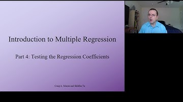 Introduction to Multiple Regression - Part 4