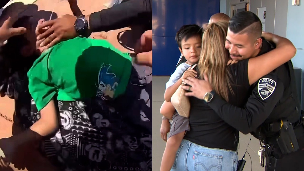 California Cops Rescue Autistic Toddler Choking on Vomit