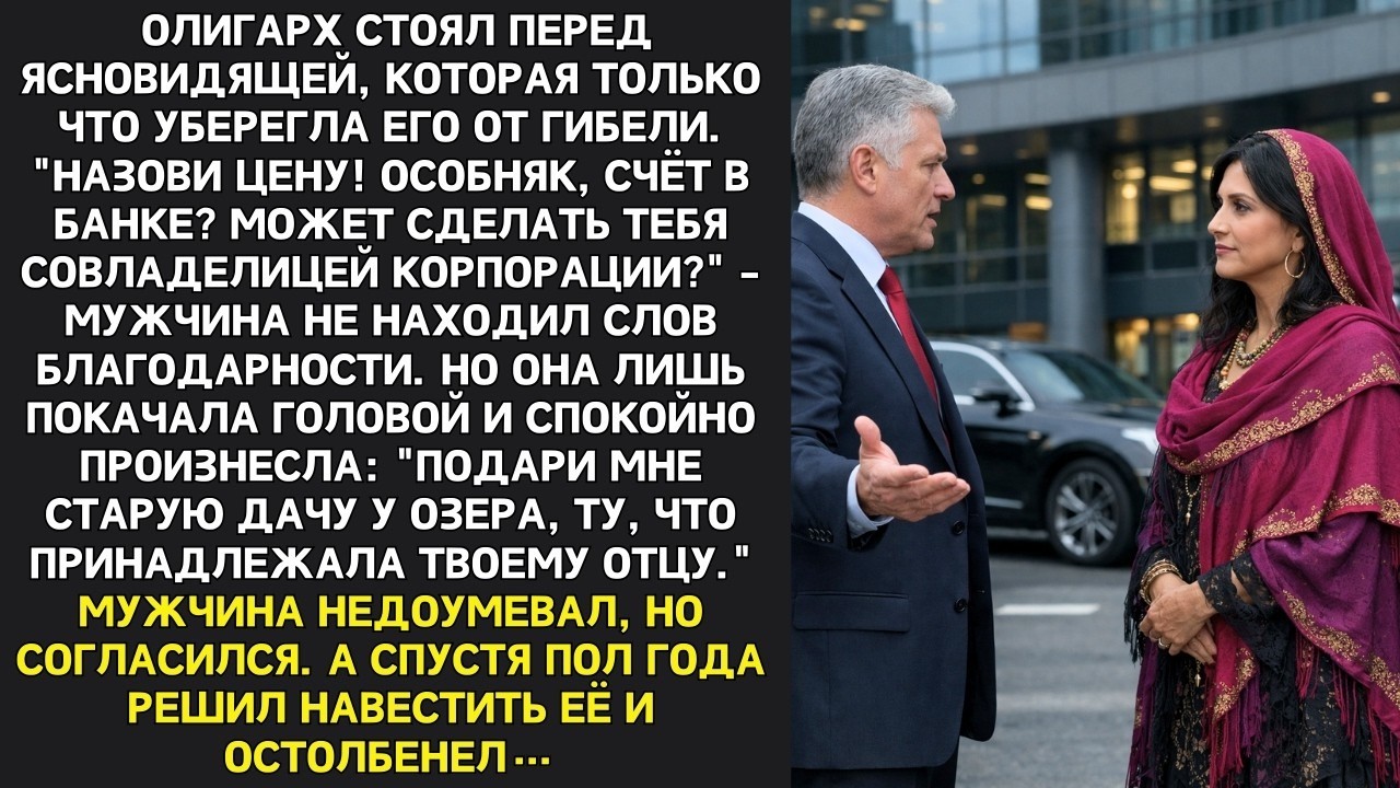 Олигарх предложил ясновидящей любую награду за спасение. Но та попросила лишь странную просьбу..