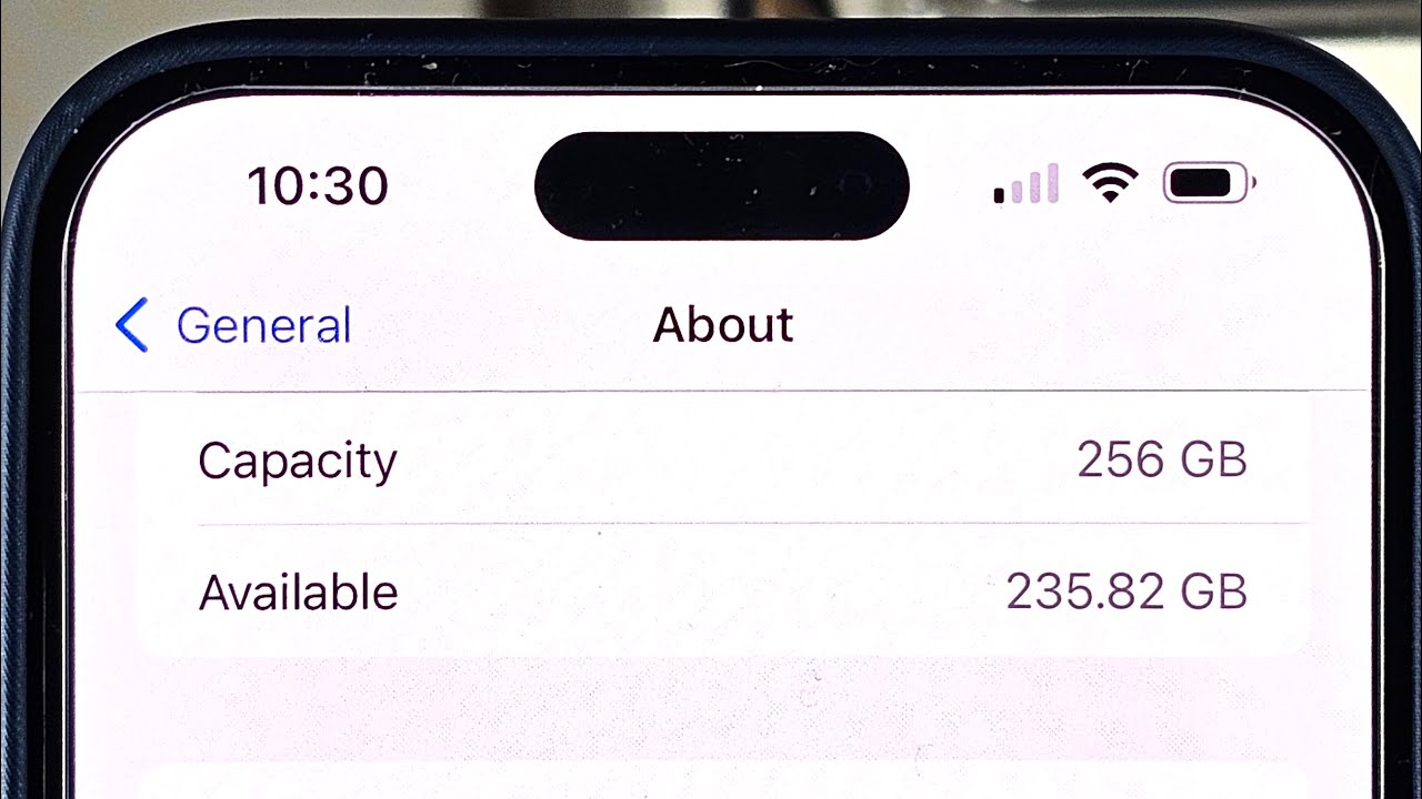 How To Check iPhone 15 Pro Max Storage! - YouTube