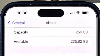 How To Check iPhone 15 Pro Max Storage!