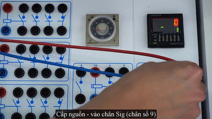 Hướng dẫn sử dụng bộ đếm counter