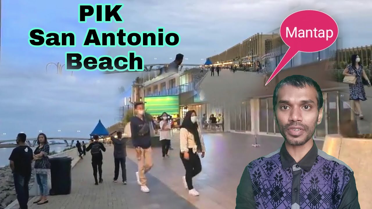 Bangladesh Reaction Walking Around PIK ~ San Antonio Beach ~ sea side Jembatan PIK2 Bridge