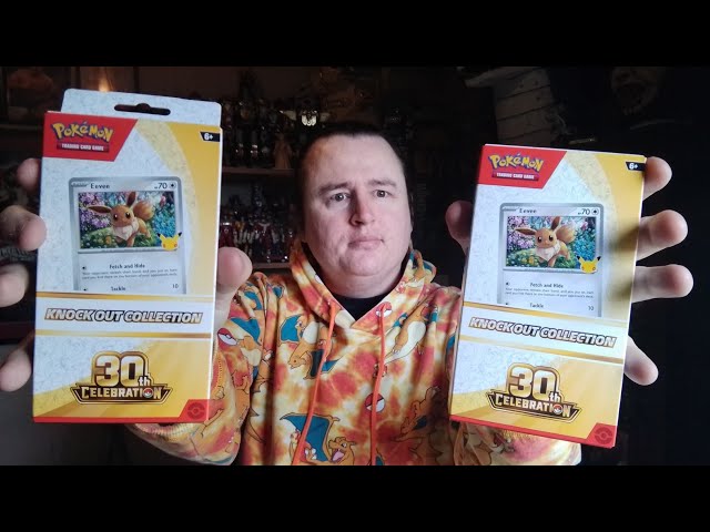 Opening 2 Pokemon 30th celebrations knockout collection boxes