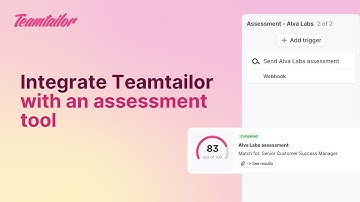Integrate Teamtailor with an Assessment Tool