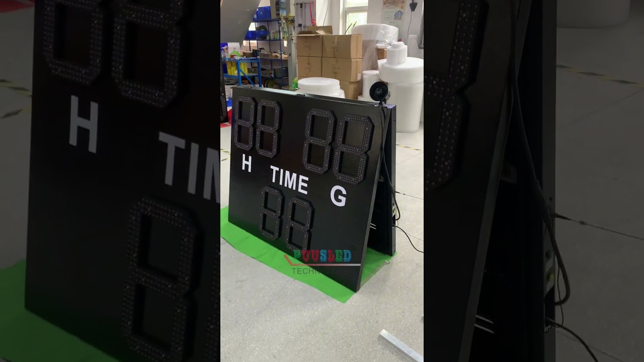 OUTDOOR LED football scoreboard with RF remote controller.Let's start a wonderful game!! 