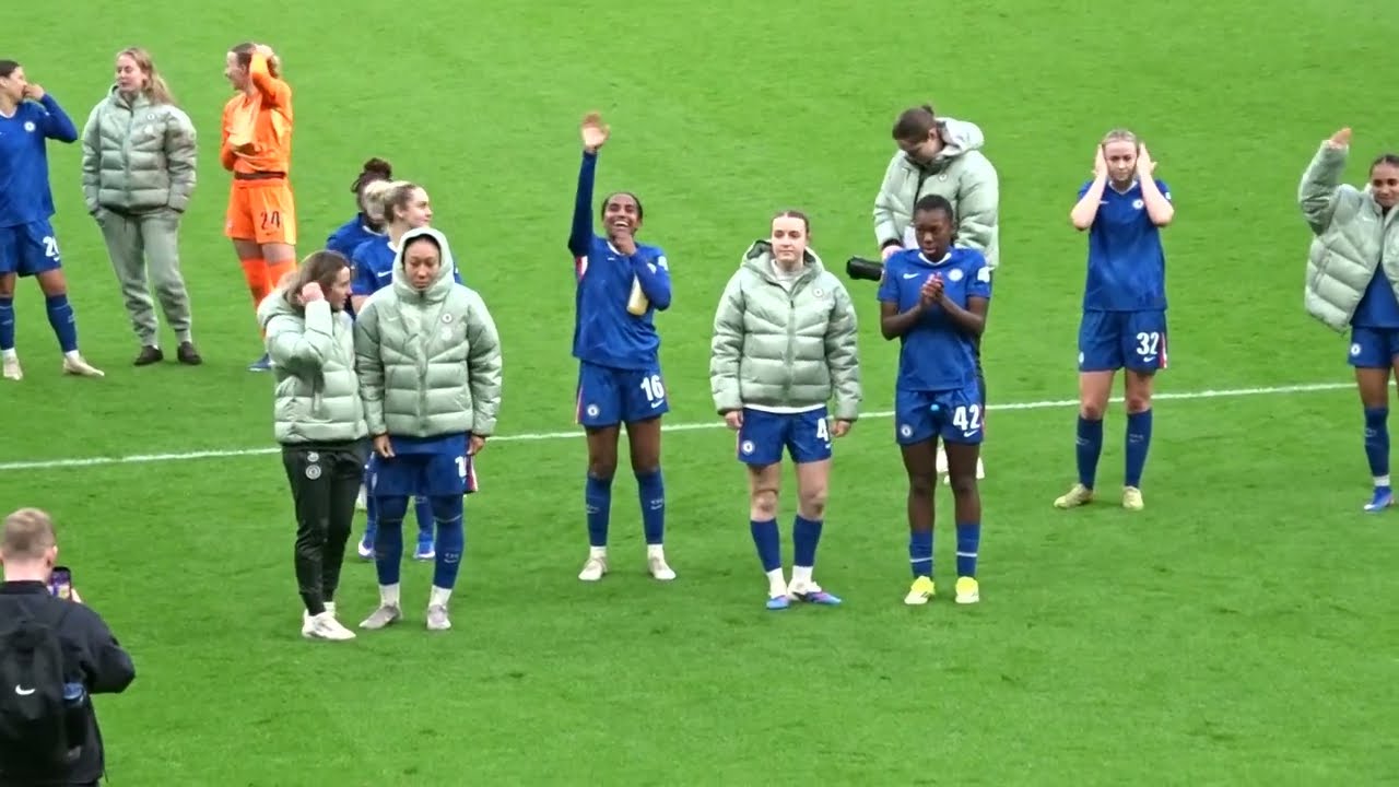 WSL. Chelsea v. Spurs. 08/02/2026. 'Thanking the Faithful.'