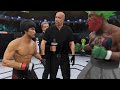 Bruce Lee vs. Flower Man (EA sports UFC 4)