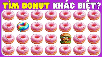 🥯 98% KHÔNG THỂ VƯỢT QUA Trò Chơi Tìm Điểm Khác Biệt Các Loại Bánh Này - Bạn Có Đủ Tinh Mắt?
