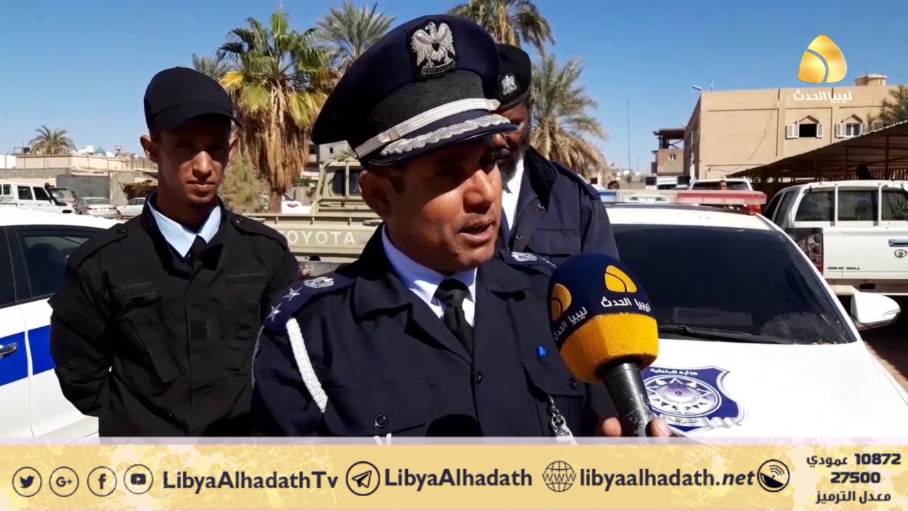 مراسم تسليم واستلام مقرات مديرية الأمن بسبها بين القوات المسلحة والجهات المعنية