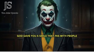 TUHAN MEMBERIMU SENYUM YANG MENAKUTKAN, YANG MEMBUAT ORANG-ORANG KESAL - Pidato Joker (Sangat Berpengaruh)