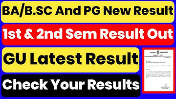 BA/B.SC And PG 1st 2nd Sem Result Out | Regular And Arrear Result Out Today Guwahati University
