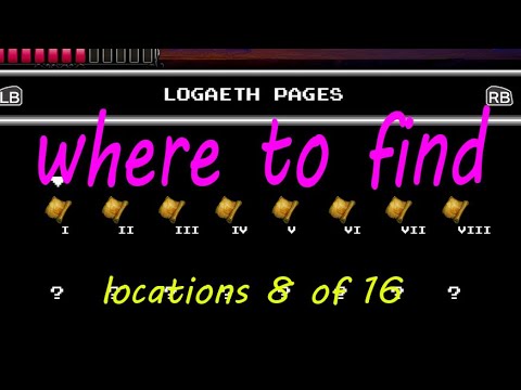 Logaeth Bloodstained Classic Mode 2 - 08 ALL LOGAETH PAGES infernal fortress ...
