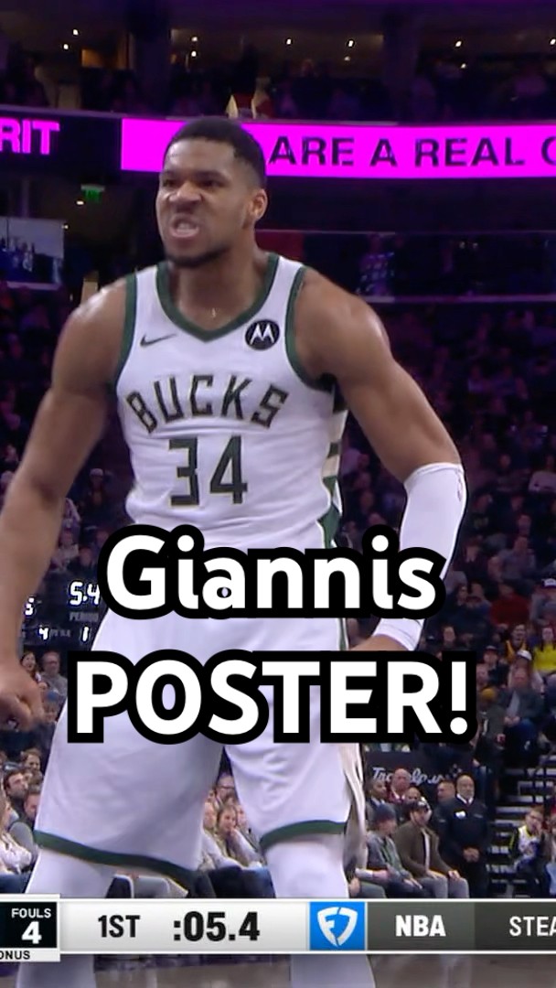 Giannis with the POSTER JAM!