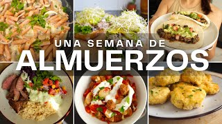 Una Semana Completa de Almuerzos | Saludable