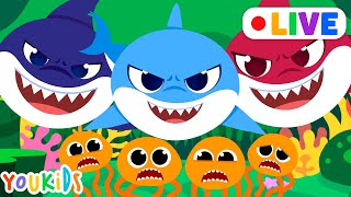 🔴 Baby Shark & Hickory Dickory Dock More Nursery Rhymes by YouKids