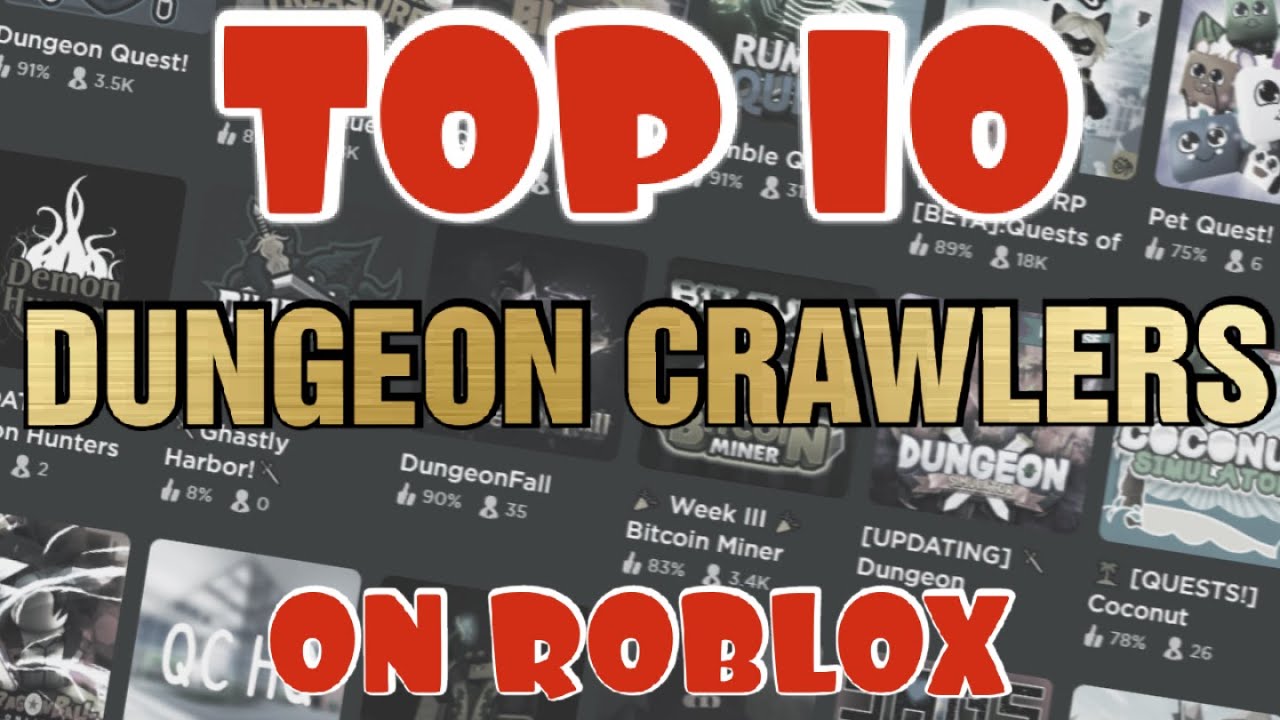 Top 10 Dungeon Crawler Games Experiences On Roblox Youtube - roblox dungeon crawler games