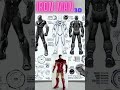 Iron man suit 3d parts #solidworks #3d #cad