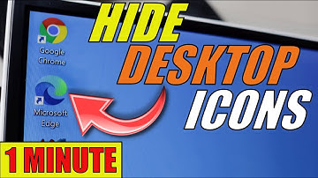 HOW TO HIDE / UNHIDE DESKTOP ICONS | WINDOWS 10