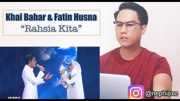 Rahsia Kita - Khai Bahar & Fatin Husna | #SFMM33 | SINGER REACTS