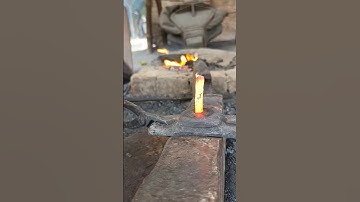 Scrap Iron Reborn Into a Sharp Strong Peraak Pure Traditional Forging #ironwork #metalwork