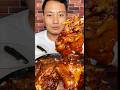 Special hot and sweet pork bones #food #mukbang #porkchilly