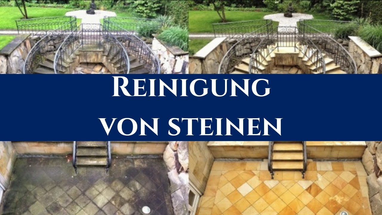Reinigung von Stein Steine reinigen, schützen und pflegen Stein Doktor