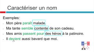Characterizing a noun - French lesson: Describing a noun - For the third year of middle school