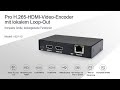 DDMALL H.265 H.264 HDMI Encoder, RTMPS, RTSP, UDP, RTP, Multicast, Unicast, YouTube Live, Facebook