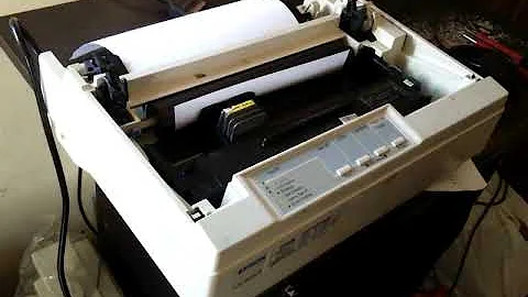 Test Print Epson LX300+II