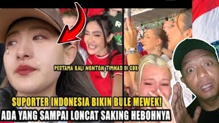 Euforia gila suporter timnas bikin bule ini nangis!! Tanah air ku to WORLD CUP