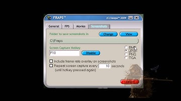 Best recording settings for FRAPS