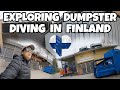 Inikot ang mga basurahan dito sa finland  dumpster diving in finland  thaifinnish