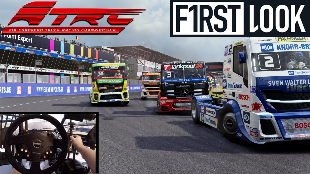 FIA EUROPEAN TRUCK RACING CHAMPIONSHIP in SIMRIG with WHEELCAM | FTG ...