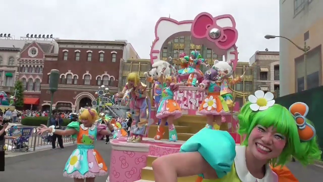 USJ キティちゃんのダンスタイム0609 NO LIMIT パレード DISCOVER U