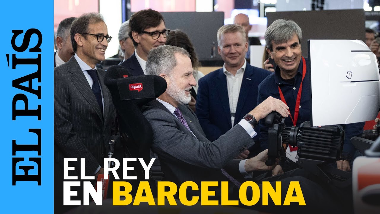 BARCELONA HOY | El Rey Felipe VI visita el Mobile World Congress 2025 de Barcelona | EL PAÍS