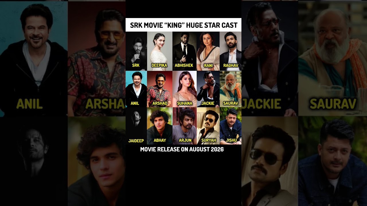 SRK Movie King Star Cast ll 
