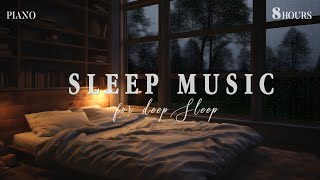 Rain Sounds in Warm Bedroom for Sleep  Calming Music to Alleviate Stress, Anxiety, and Depression