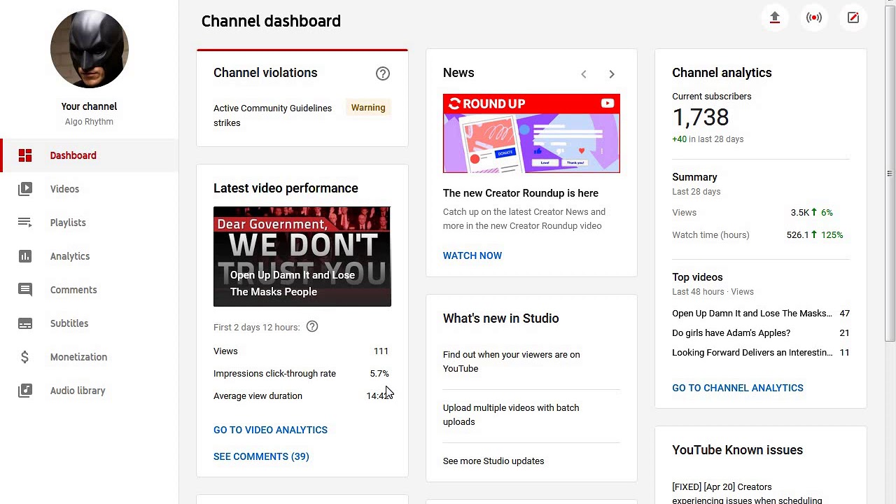 Community Guideline Strikes We Are At Their Mercy YouTube