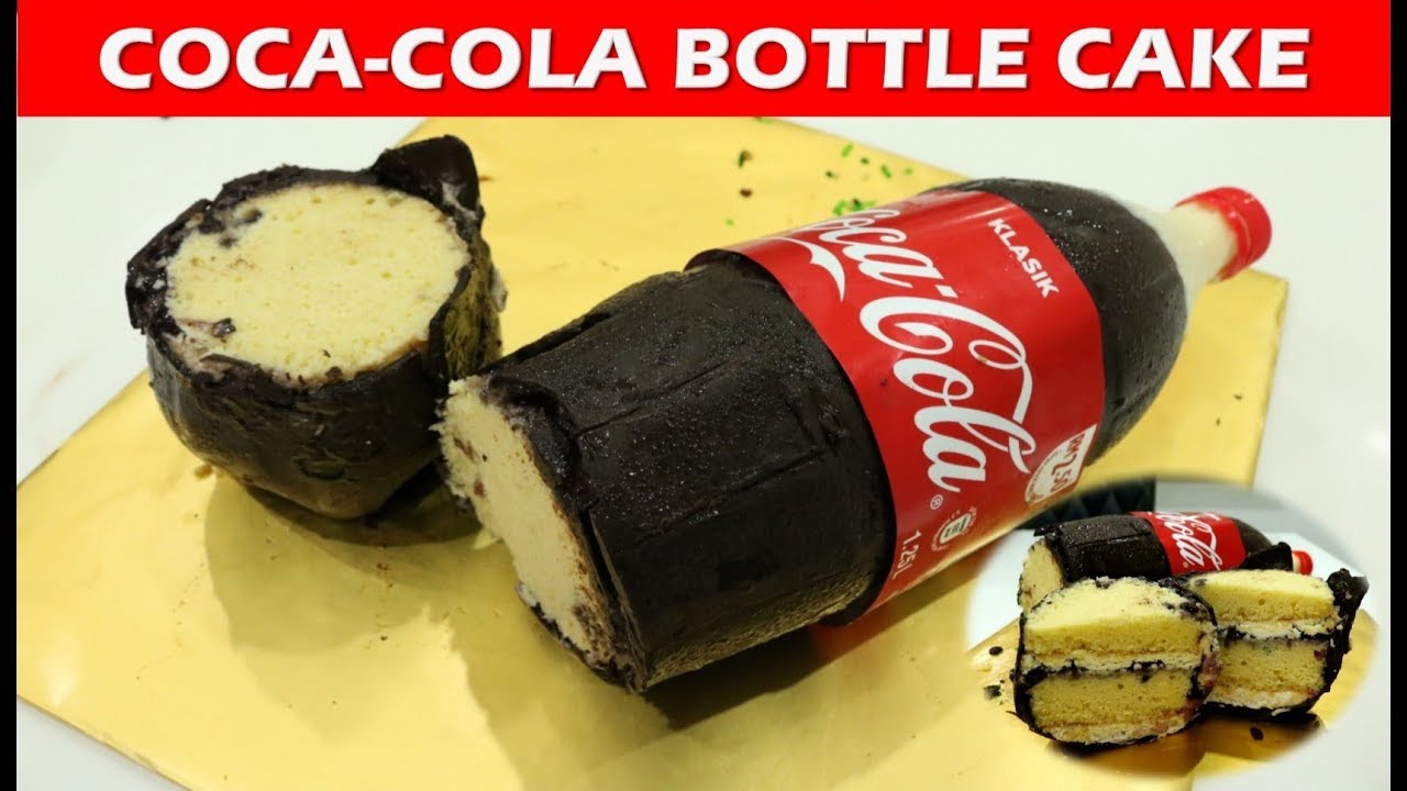 How To Make Coca Cola Cake! 可乐瓶蛋糕! Collab with Shiokman Eddie