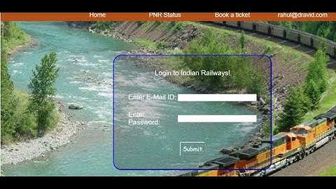 RAILWAY RESERVATION IN PHP, CSS, JS, AND MYSQL | FREE DOWNLOAD