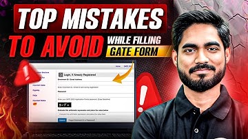 Top Mistakes to Avoid While GATE 2026 Form Fill Up | GATE 2026 GOAPS Portal